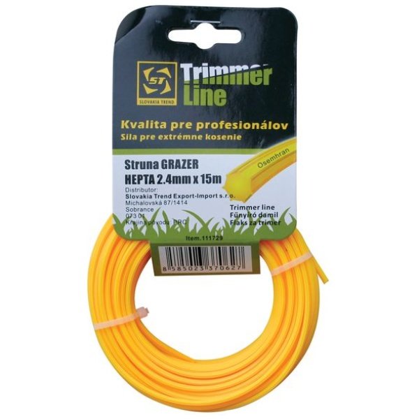 Spole z vlasu pro křovinořez Grazer Hepta 1,6 mm, L-15 m, s profilem hran