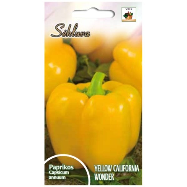 Vienametės paprikos Yellow California Wonder 10g