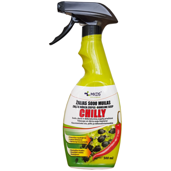 Žalias sodo muilas CHILLY purškiamas, 500 ml