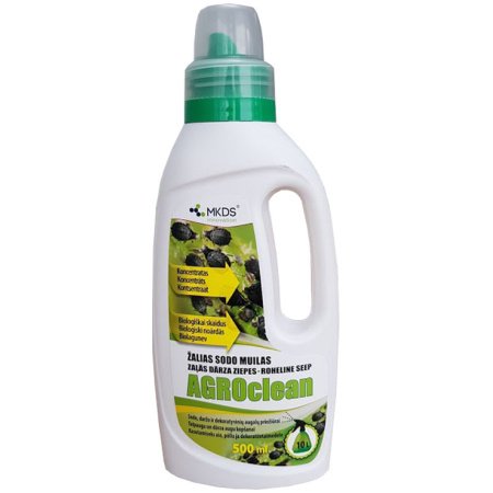 120 Žalias sodo muilas AGROclean koncentratas, 500 ml