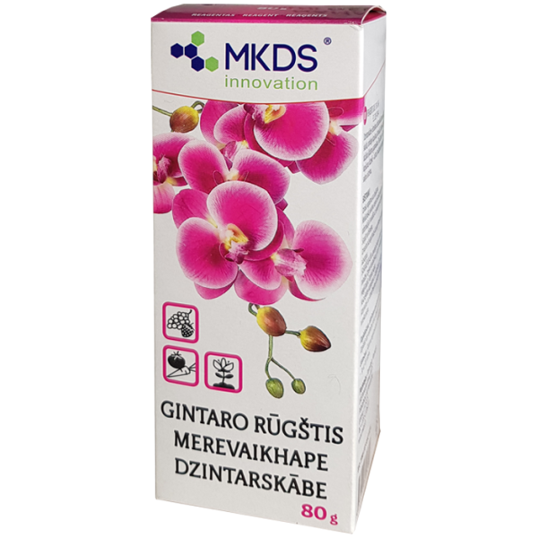 158 Gintaro rūgštis, 80 g, reagentas