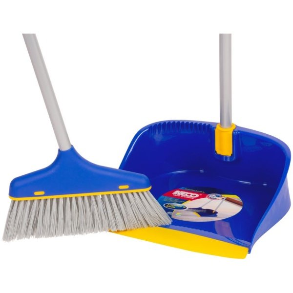 Tīrīšanas komplekts Neco 30-1045-14, slota ar savācēju, kāts 80 cm
