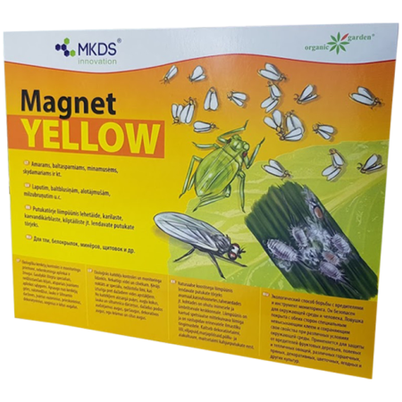 MINI Magnet KOLLANE, 10x24, 20tk. – valgekärbse, lehetäi, tripsikute püüdur