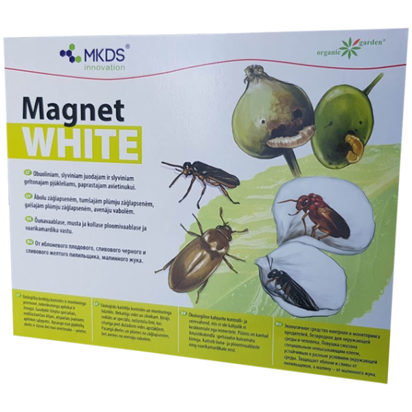 Magnēts balts ripzāģim, dzērvenītei 20x25