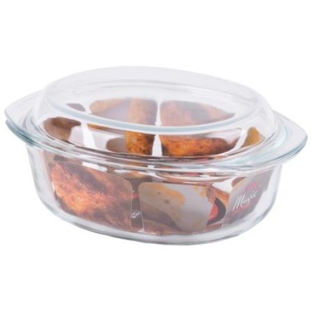 801634 MagicHome bļoda, cepšanai, 3500 ml, borosilikāta stikls, ovāla