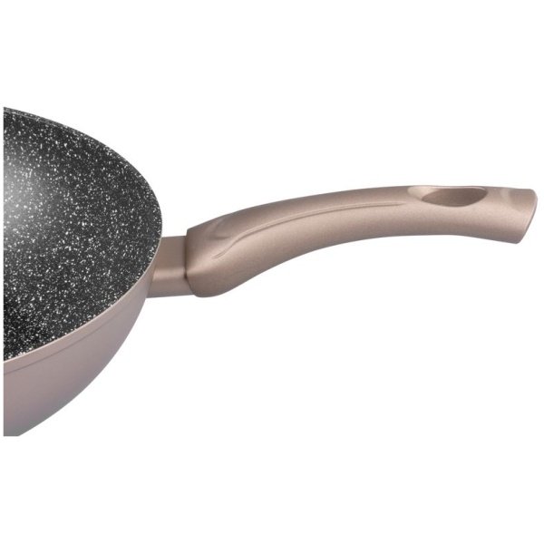 Keptuvė Wok MagicHome Coffee Brown Line, 28 cm