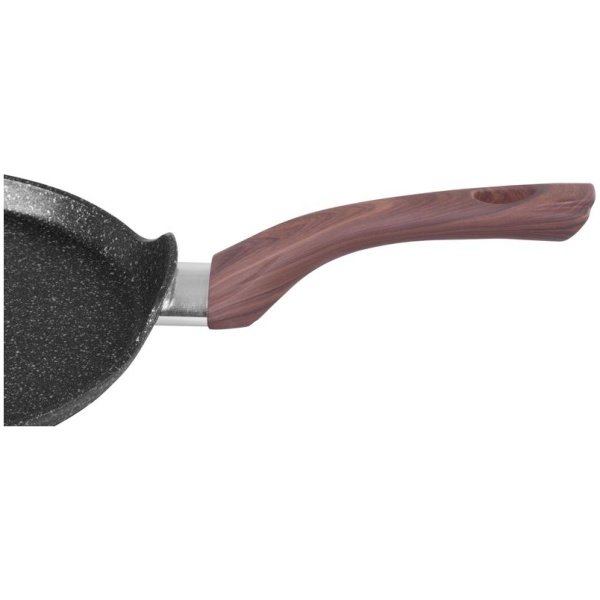 801739_2 MagicHome Black Marble Line panna, pankūkām, 25 cm
