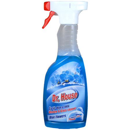 Dr. House aknapesu ja puhastusvahend Blue Flowers pihustiga 500ml