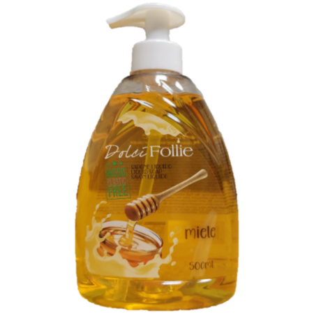 Dolci Follie skystas muilas Miele su dozatoriumi 500ml