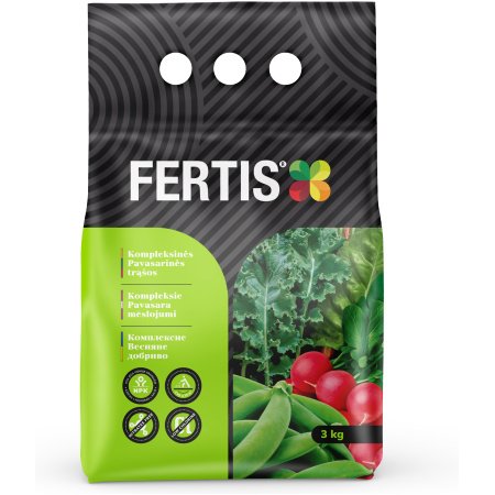 Exclusive Mockups for Branding and Packaging Design Kompleksinės Pavasarinės trąšos FERTIS , 3kg