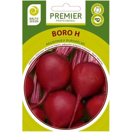 Raudonieji burokėliai BORO H (F1), 200 sėklų