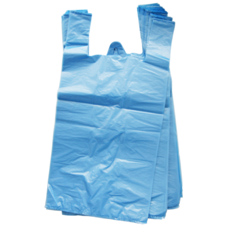 HDPE maišeliai su rankenėlėmis 30*55 , 20mkr