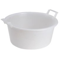 Kansega anum, mille maht on 40 liitrit. Elastne