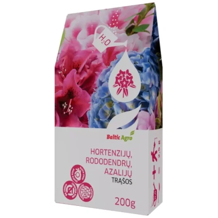 Trąšos hortenzijų, rododendrų, azalijų žydėjimui skatinti, 200g