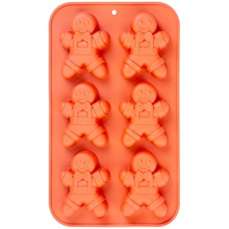 801890 MagicHome kepimo forma, silikoninė, 6 gabaliukai meduolių figūrėlės, 29,5x17,5x2,7 cm