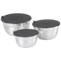 MagicHome dubuo, nerūdijantis plienas, su dangteliu, 14-16-18 cm, rinkinys iš 3