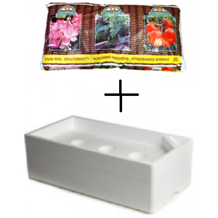 LUX komplekt Kastmisboks LUX ja kasvatuskott 50L komplekt
