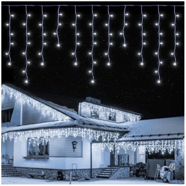 500 Lauko LED girlianda (balta) 25metrų(pristatymas 7-10 d.d.)