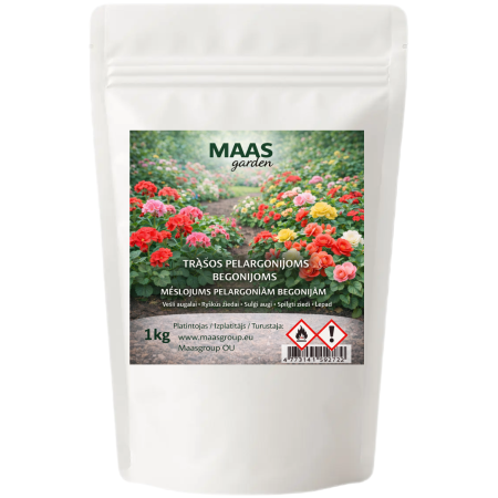 Palergoniju.png Kompleksinės trąšos pelargonijoms ir begonijoms 1 kg be chloro