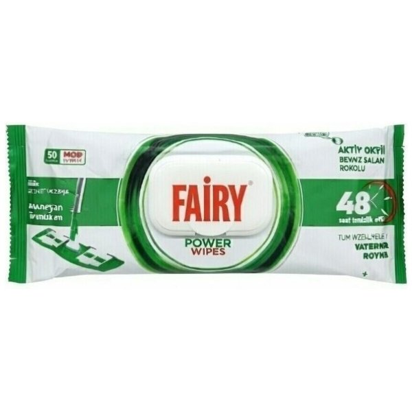 kaspara pereha Fairy niisked põrandapesulapid, POWERWIPES 50tk