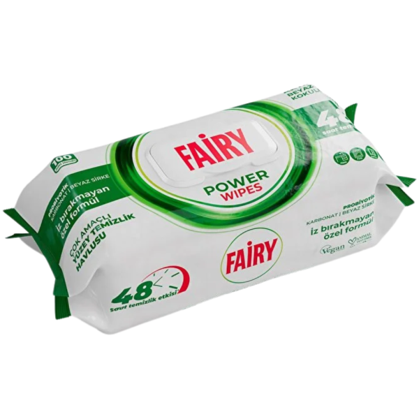 FAIRY drėgnos valymo servetėlės su baltuoju muilu, 100vnt
