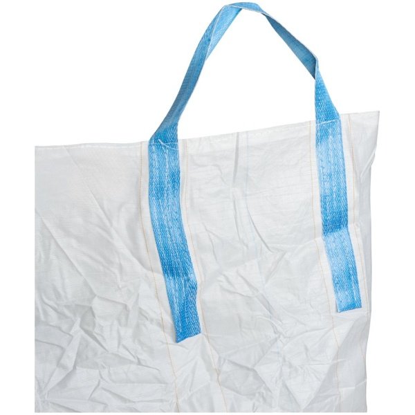 Didmaišis BIGBAG, 90x90x120 cm, PP, 4 auselės, baltas, plokščiu dugnu, maks. 1000 kg