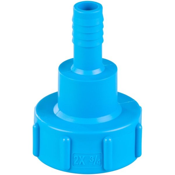 2561933 Redukcija, IBC bakui, 3/4", 19 mm, žarnos išvadas, PVC
