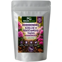 rododendr Kompleksinės rudeninės trąšos rododendrams, azalijoms ir rūgščiamėgiams augalams