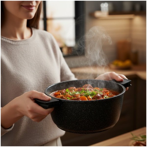 MP-2116.11A MASTERPAN puodas 26cm, 5,5L , MP-2116