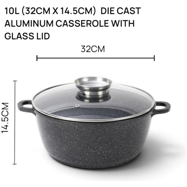 MP-2118.22 MASTERPAN puodas 32cm , 10L , MP-2118