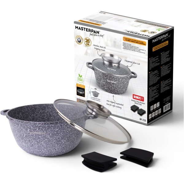 MASTERPAN puodas 26cm, 5,5L, MP-2129