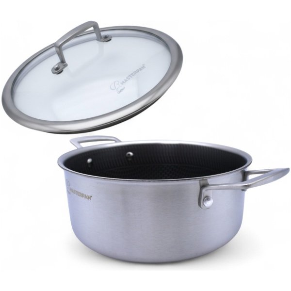 MASTERPAN nerūdijančio plieno puodas 24cm, MP-2701