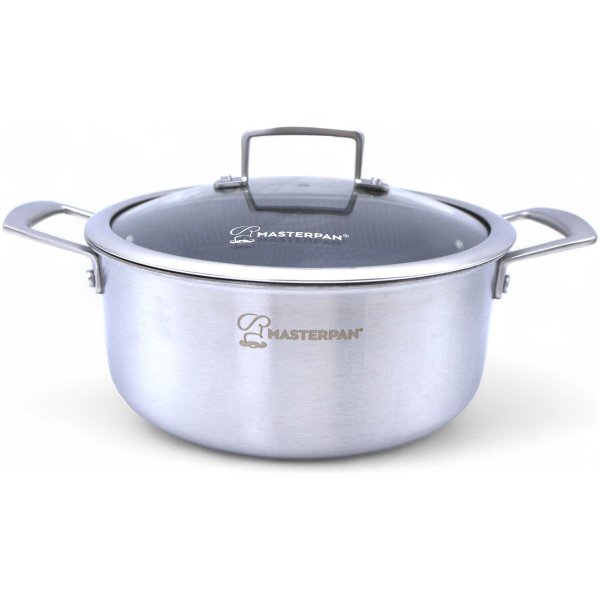 MASTERPAN nerūdijančio plieno puodas 24cm, MP-2701