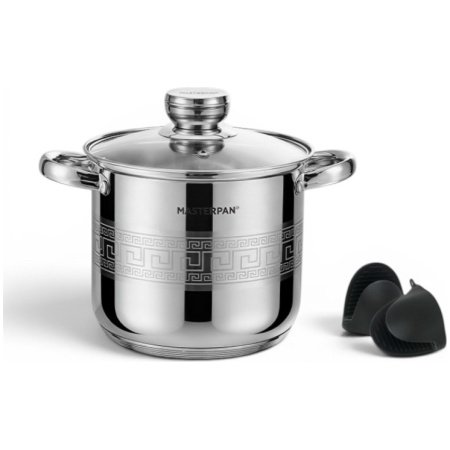 MASTERPAN nerūdijančio plieno puodas 5,3L MP-5143