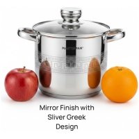 MASTERPAN nerūdijančio plieno puodas 5,3L MP-5143