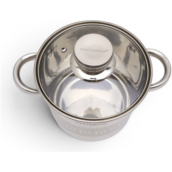 MASTERPAN nerūdijančio plieno puodas 5,3L MP-5143