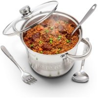 MASTERPAN nerūdijančio plieno puodas 19,3L , 32cm. MP-5149