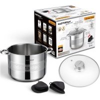 MASTERPAN nerūdijančio plieno puodas 22,7L , 34cm. MP-5150