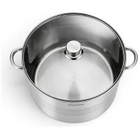 MASTERPAN nerūdijančio plieno puodas 22,7L , 34cm. MP-5150