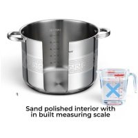 MASTERPAN nerūdijančio plieno puodas 22,7L , 34cm. MP-5150