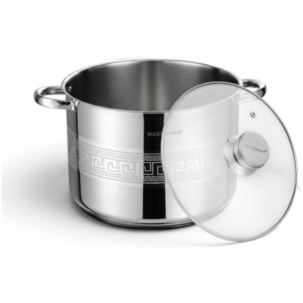 MASTERPAN nerūdijančio plieno puodas 22,7L , 34cm. MP-5150